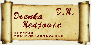 Drenka Međović vizit kartica